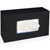 Black Glove Box Holder Wall Mount - Acrylic Disposable Glove