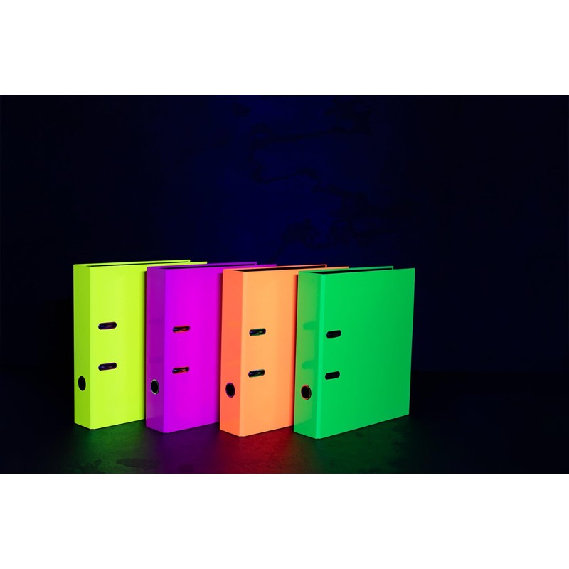 HERMA Folder A4 Neon Pink, 7 cm Wide, Children's Ring