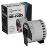LD Compatible Label Tape Roll Replacement for Brother DK-2205 2.4
