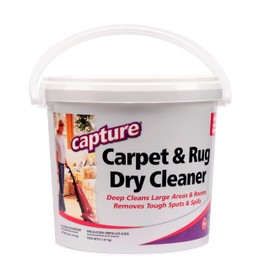 Capture Carpet & Rug Dry Cleaner w/Resealable lid - Home, Car, Dogs & Cats Pet Carpet Cleaner Solution - Strength Odor Eliminator, Stains Spot Remover, Non Liquid & No Harsh Chemical (4 Pound)