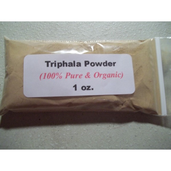 Triphala 1 oz. Triphala Powder (100% Pure & Organic)