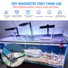 RODENET Magnetic Fish Tank Cover net with Feeding Window Size