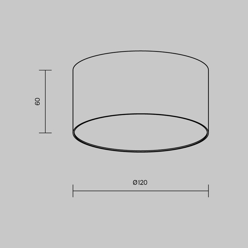 Maytoni Modern Ceiling Light Zon LED Including White Aluminium Energy