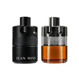 jean miss Men's Perfume 100ml Midnight Chase Long Lasting Fragrance Wanted Perfume Woody Smell Cologne Suitable for Men Eau de Toilette Woody, Citrus & Spicy Fragrance - Fresh Notes of Cardamom - Scent: Black
