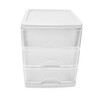 Plastic Desktop Storage Unit with Drawers, Stationary Arts Drawer Desktop