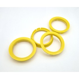 4x Centring Rings 70.0-60.1 I 70.0 to 60.1 Light Yellow Centring Ring
