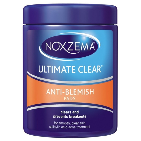 Noxzema Ult-Clear Anti-Blemish Pads 90 Count (6 Pack)