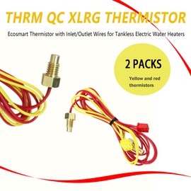 THRM QC XLRG Thermistor Fits for Tankless Electric Water Heaters Inlet/Outlet Wires（Set of 1）