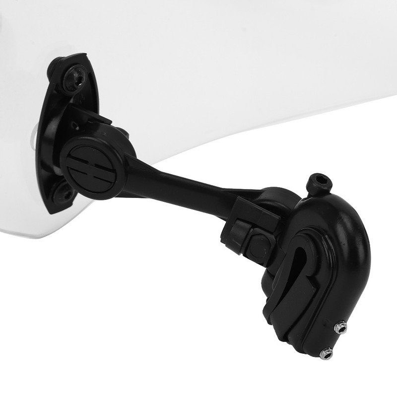 Motorcycle Windshield Extension Heighten Windscreen Adjustable Wind Rain Air Deflector