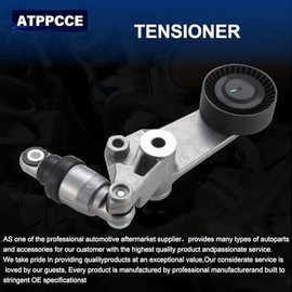 ATPPCCE 89356 Belt Tensioner Assembly With Pulley For 1998-2008 Chevy Prizm Pontiac Vibe Toyota Celica Corolla Matrix MR2 Spyder OE#166200W090 38286 419-123 166200W093 1662022011 88974910