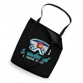 Colorado Snowboard Extreme Winter Sport Mountain Ride Tote Bag