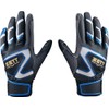 Zett Batting Gloves Impact Batting Gloves Ambidextrous Black x Royal