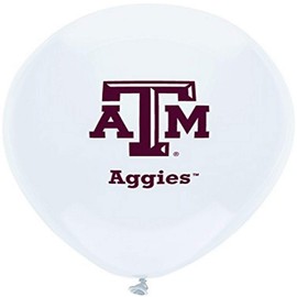 Pioneer Globo Company 10 Count Texas A & M Globo de látex, 27,9 cm Multicolor