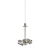 Aspen Creative, White, 72153-11 Two Hanging Pendant Ceiling Light with