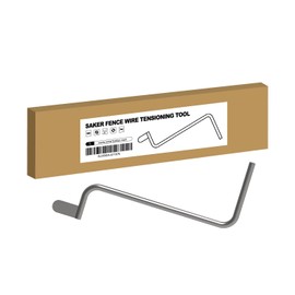 Saker Fence Wire Tensioning Tool for Turnbuckles Barb Wire Tensioner with 304 Stainless Steel for Fast Tighting Metal Fence Post and Garden Fence Wire（Tighteners Handle）