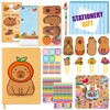 B1ykin Notebook Sticky Notes Stationery Set, 6Pcs Hardcover Ruled Journal