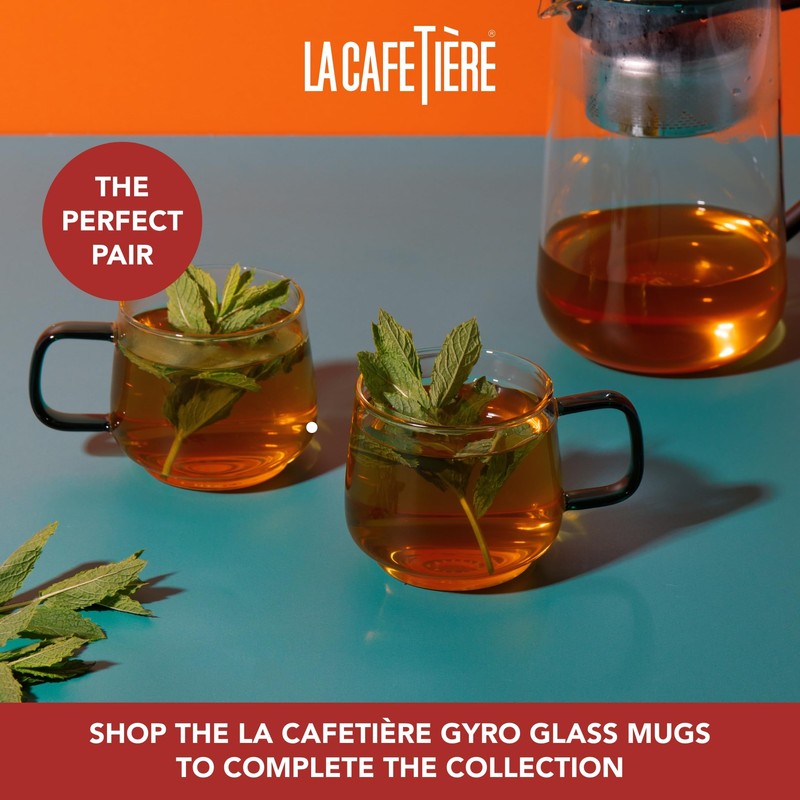 La Cafetière Gyro Spinfuser Teapot Green Colour, 4 Cup
