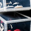 Case Foldable Shoe Box Clear Storage Case Sneaker Container Organizer