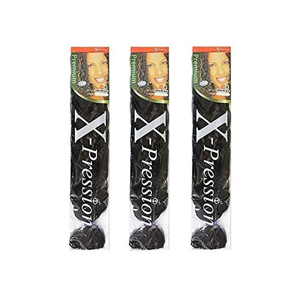 X-pression Premium Original Ultra Braid 82inch 165g Color (M1B/30) 3