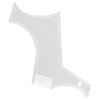 Lotsdonxia 3-in-1 Beard Shaping Tool – Transparent Comb & Styling