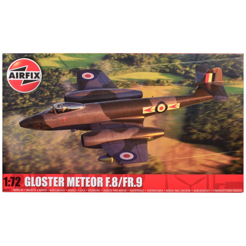 Airfix DCD Level 2 Gloster Meteor F.8/FR.9 Plastic Model Kit