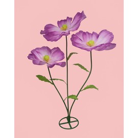 Giant Flower for Decoration with Stems and Stands - 5.6 Ft Big Artificial Silk Flower - Large Artificial Flores Gigantes for Wedding Party Banquet Backdrop Decor, Photography Props Window Display