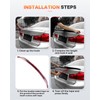 FINDAUTO ABS Rear Roof 9 Shark Fin Style Spoiler Wing
