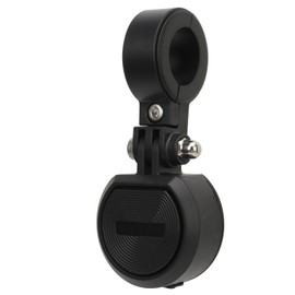 Alomejor Adjustable 80-130DB Electric Bicycle Horn with Remote Control, USB Charging, IPX6 Waterproof, for Mountain Bikes