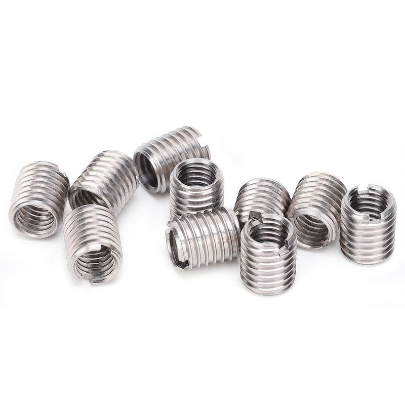 Thread Adapter M10 M8, 10 Piece Thread Repair Sleeve Thread
