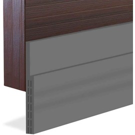 [New Upgrade] Huge Gap Door Draft Stopper, 3.4" W Widened Door Sweep Seal Gap Up to 1.8" for Interior & Exterior Doors - Keeping Draft, Noise, Dust and Unwanted Animals Out,3.4" W x 39" L,Grey