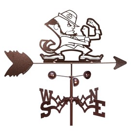 SWEN Products Notre Dame Fighting Irish Weathervane (Adjustable Mount Included)