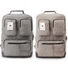 Student backpack square bag travel casual casual bag laptop backpack men's popular Men's Backpack Gray