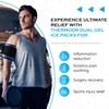 Ice Packs - Gel Ice Pack with Soft Fleece Pouch