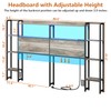 Loomie Headboard for Queen Size Bed with Storage, Headboards with
