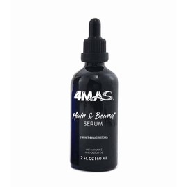 4MAS Hair & Beard Serum Castor Oil | 2 FL OZ | Strengthen & Restores |