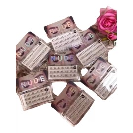 Nude Pestañas Postizas Nude Wisps Maquillaje Mayoreo Caja 12pz