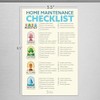 Magnetic Home Maintenance Checklist – Monthly & Seasonal Home Care
