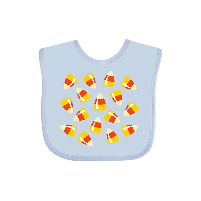 inktastic Just Candy Corn Baby Bib Light Blue 2c1fa