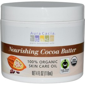 Aura Cacia Body Butter Og1 Cocoa Btr 4 Oz