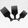 Afro Hair Comb Smooth and Stable Wide Teeth Plastic Styling
