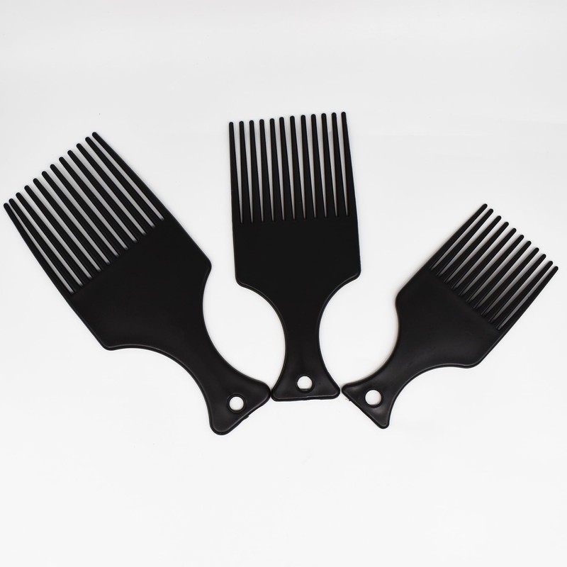 Afro Hair Comb Smooth and Stable Wide Teeth Plastic Styling