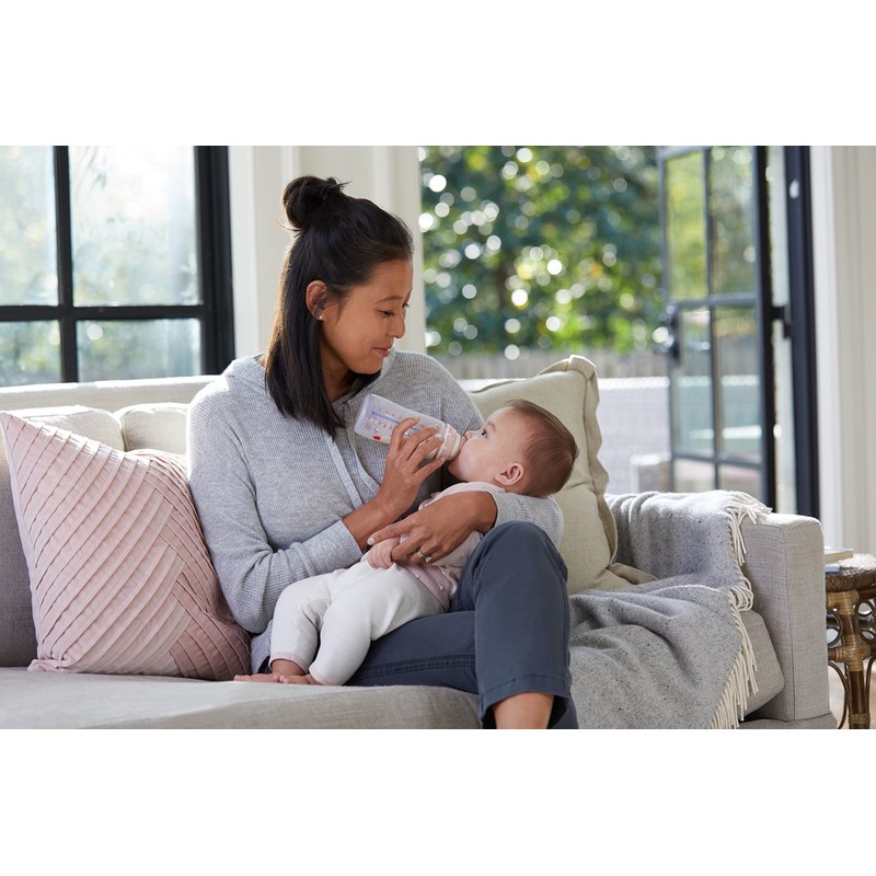 NUK Smooth Flow - Biberón anticólicos, 5 onzas, elefante