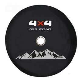 Tribones for Jeep Spare Tire Cover with Camera Hole, Metal Frame, Position Holder, Not Blocking Camera, Spare Wheel Protector for Jeep JL Wrangler (L: 265/50R20, 255/70R17)