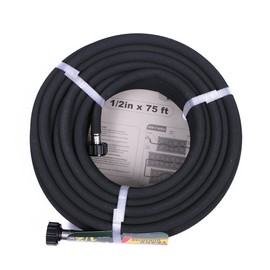 Taisia 1/2 inch Soaker Hose 75ft Lead Free Saves 70％Water Perfect Delivery of Water Great for Garden Flower Bed (1-2-75FT)