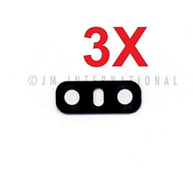 ePartSolution 3X Replacement for LG G6 H870 H871 H872 LS993 VS998 Rear Main Back Camera Cover Lens Glass (3pcs) USA (Black)