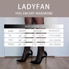 LADYFAN 3 Pairs Plus Size Women's Sheer Tights 20D High