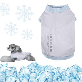 Dog Cooling Vest, Lightweight Breathable Ice Vest, Safe Coat for Summer Sun Protection for Small Dogs Indoor Outdoor And Activities