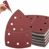 50 PCS Sanding Pads,11 Hole Sanding Sheets Hook and Loop