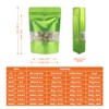 4CP 100 Pcs Zipper Smell Proof Bags with Window, Stand