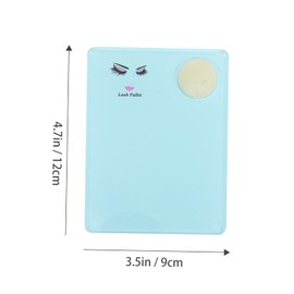 FOMIYES Eyelash Extension Tools Set Lash Hand Plate Lash Extension Tray Stone Pallet for Professional Use